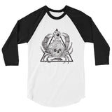 Space Bat Killer 3/4 sleeve raglan shirt