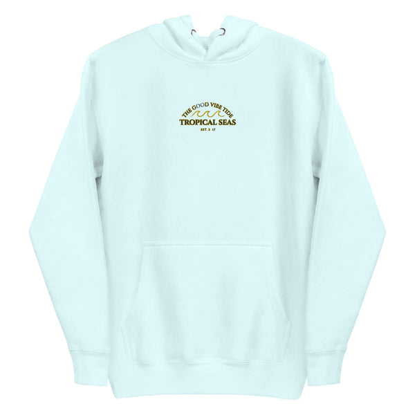 Tropical Seas Center Waves Hoodie