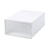 Transparent sneaker storage organizer box