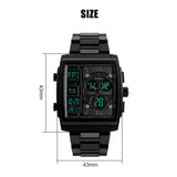 Chronograph Men's Digital Army Military Sport Quartz