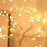 LED Night Light Mini Christmas Tree Copper Wire Garland Lamp