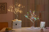 LED Night Light Mini Christmas Tree Copper Wire Garland Lamp