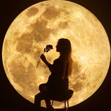 Ins Moon Projection Lamp Background Projector Night