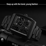 Chronograph Men's Digital Army Military Sport Quartz