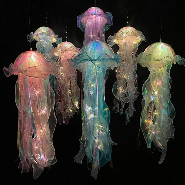 Jellyfish Lamp, Portable Flower Lamp,