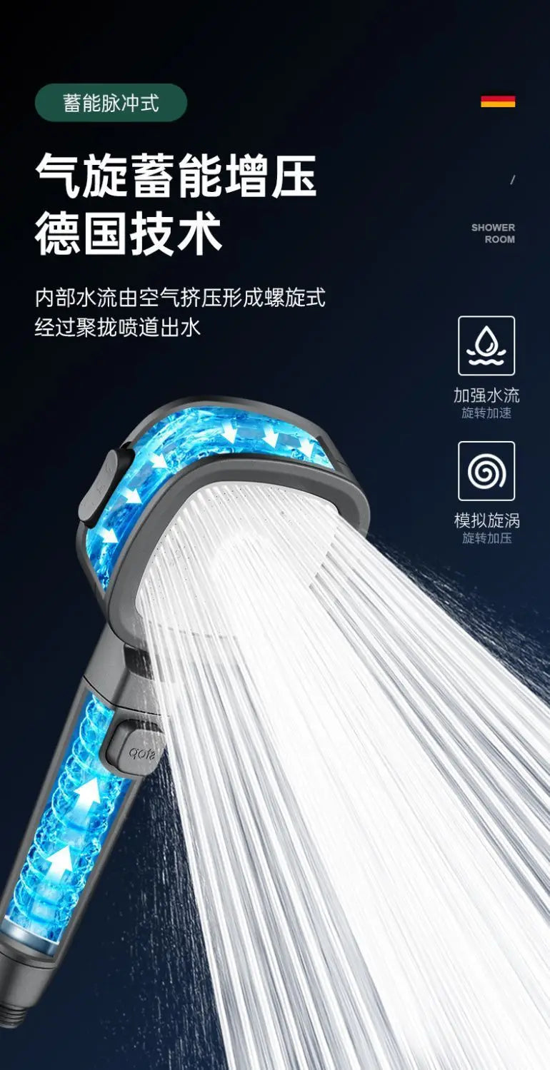 Upgraded 4 Modes High Pressure Shower
