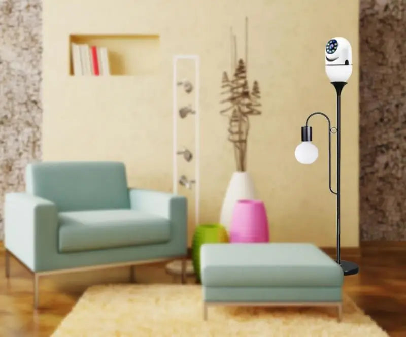 YI IOT WiFi 360° Rotating 1080P Bulb Camera Motion Detection