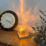 Water Flowing Table Lamp Northern Aurora