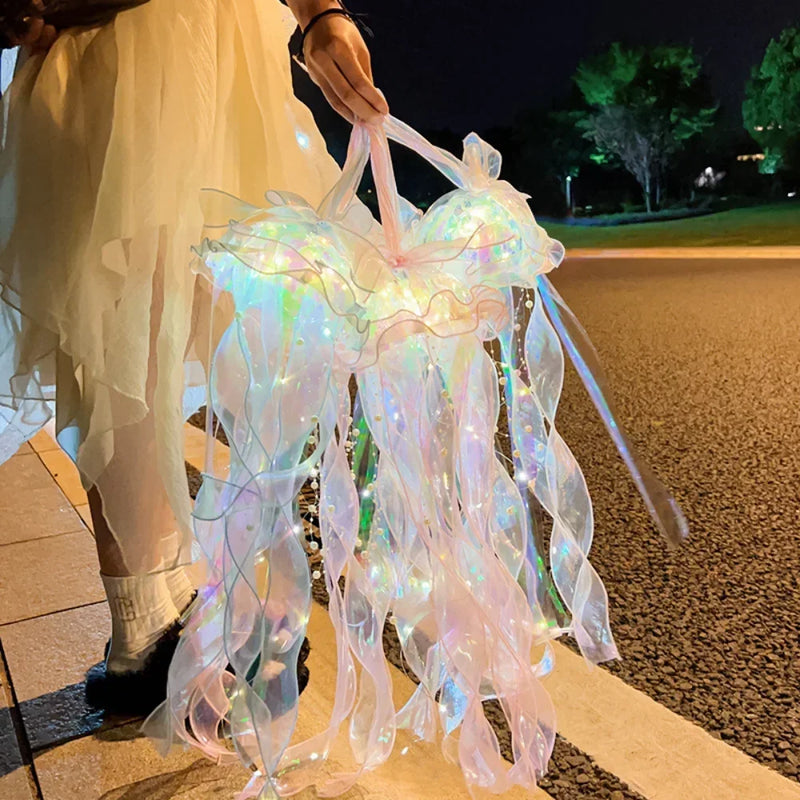 Jellyfish Lamp, Portable Flower Lamp,