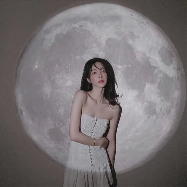 Ins Moon Projection Lamp Background Projector Night