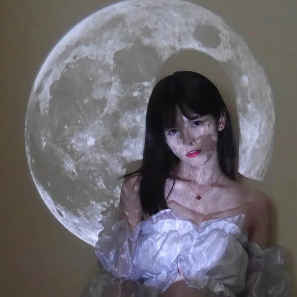 Ins Moon Projection Lamp Background Projector Night