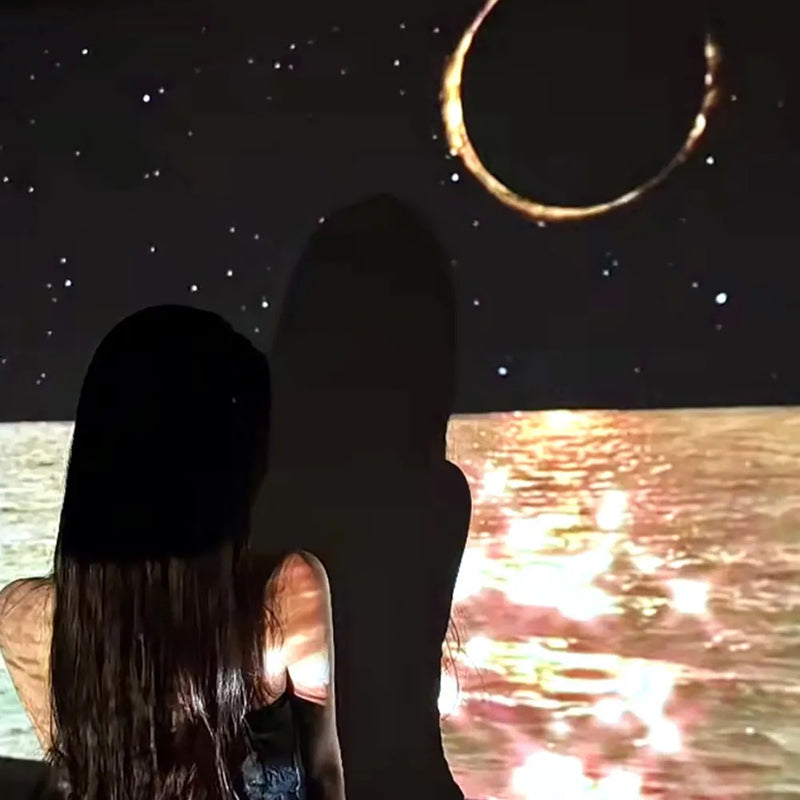 Ins Moon Projection Lamp Background Projector Night