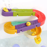 Baby DIY Assembling Track Slide Suction Cup Toys Bath