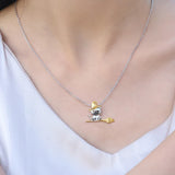 925 Sterling Silver Cat Necklace