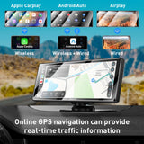 ESSGOO 10.26" Wireless Carplay Monitor Car Radio Automotive