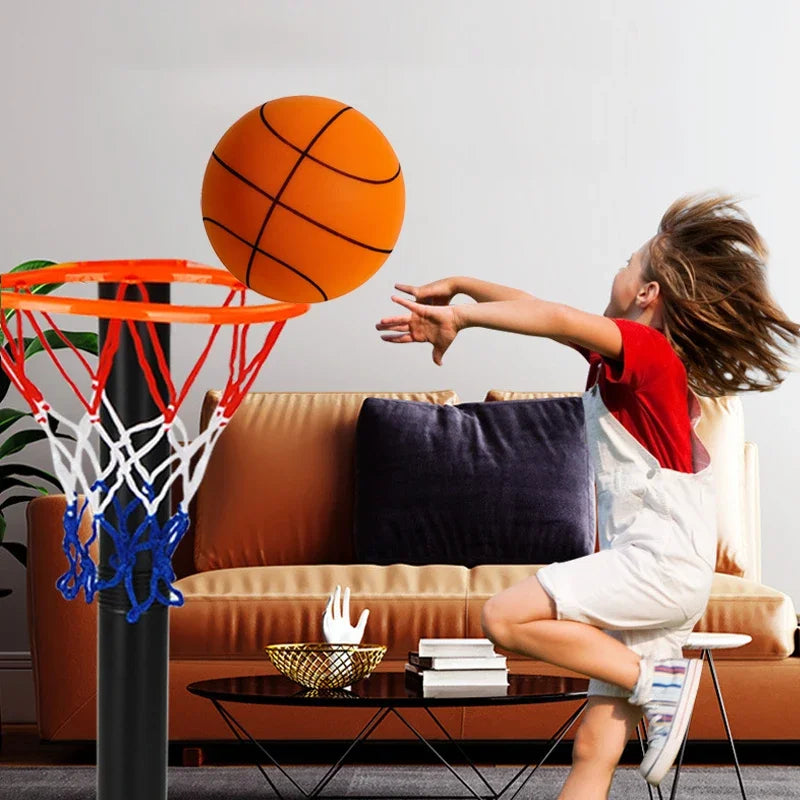 Bouncing Mute Ball Indoor Silent Basketball 24cm.