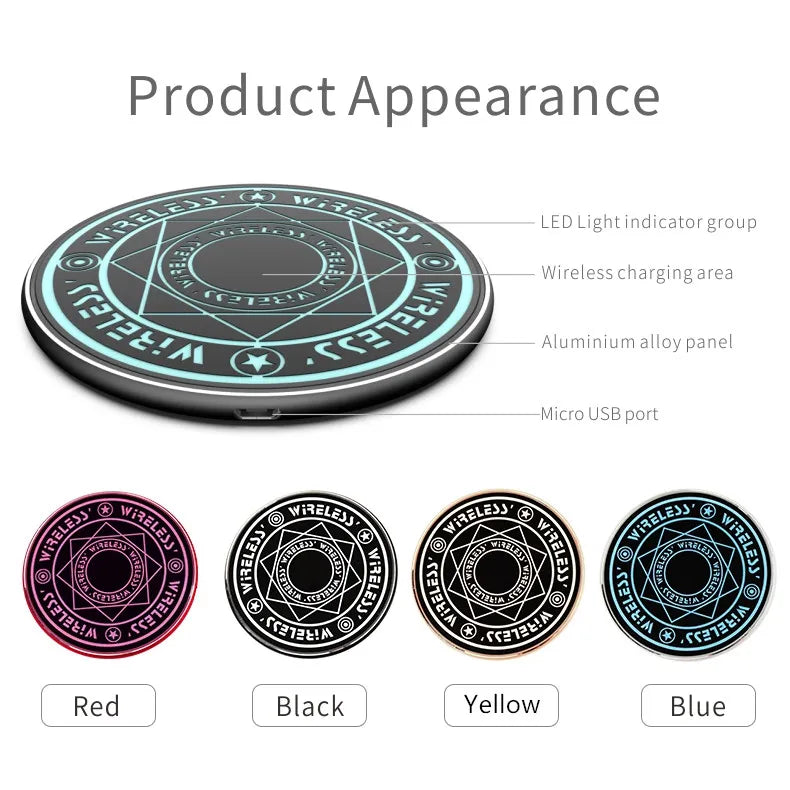 10W Fast Wireless Charger Magic circle