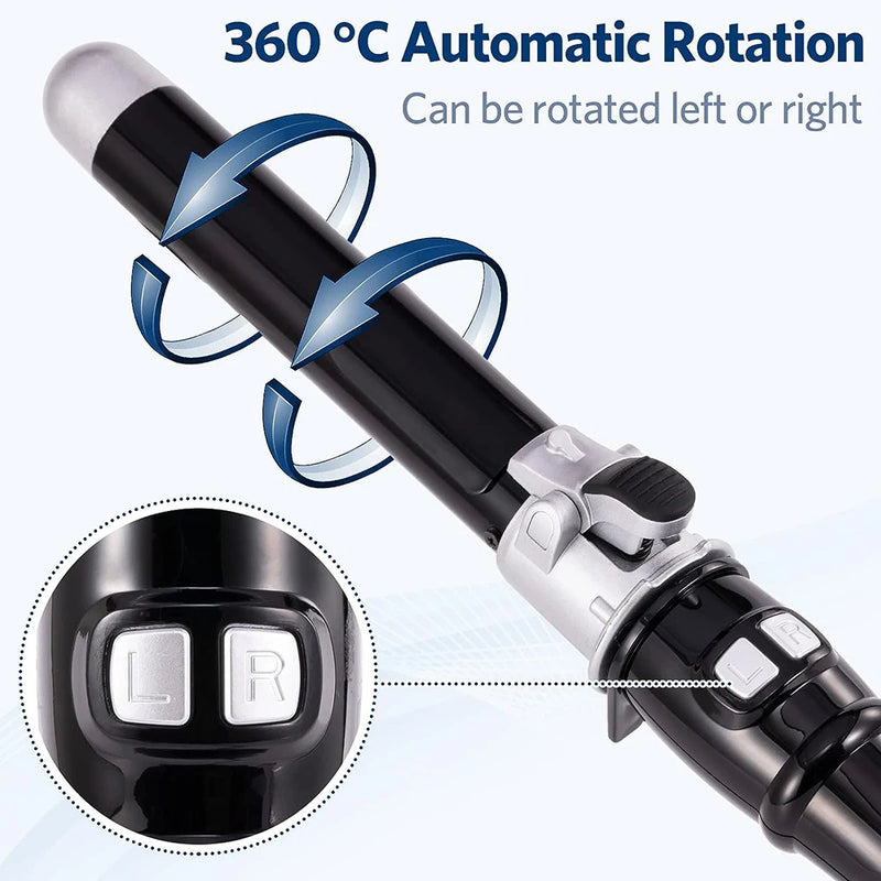 25/28/32mm Ceramic Barrel Hair Curlers Automatic Rotating