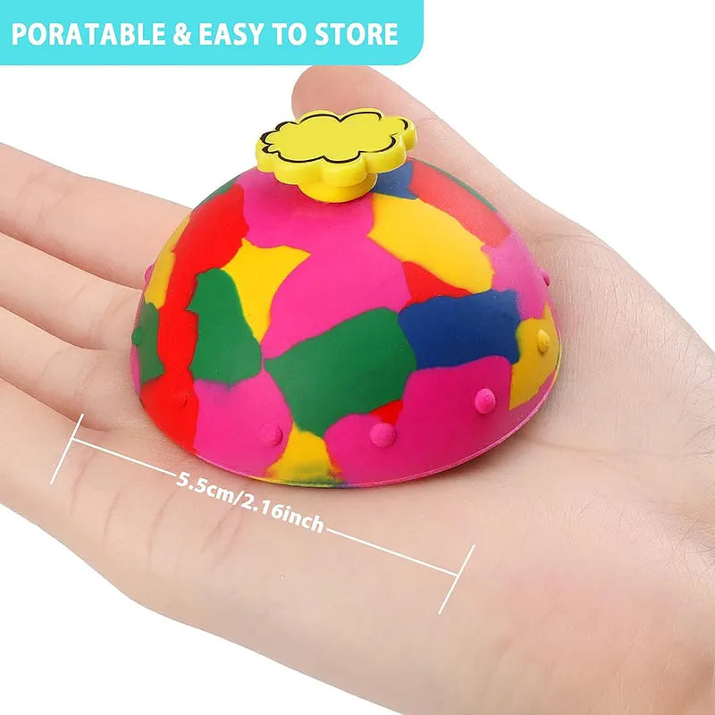 Hip Hop Jump Half Side Bouncing Ball Anti Stress Fidget Toys.