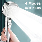 Upgraded 4 Modes High Pressure Shower