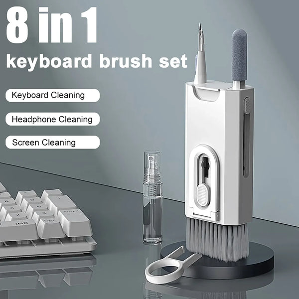 8 in 1 Cleaning Kit Computer IPad Phone Cleaning Tools Keycap Puller