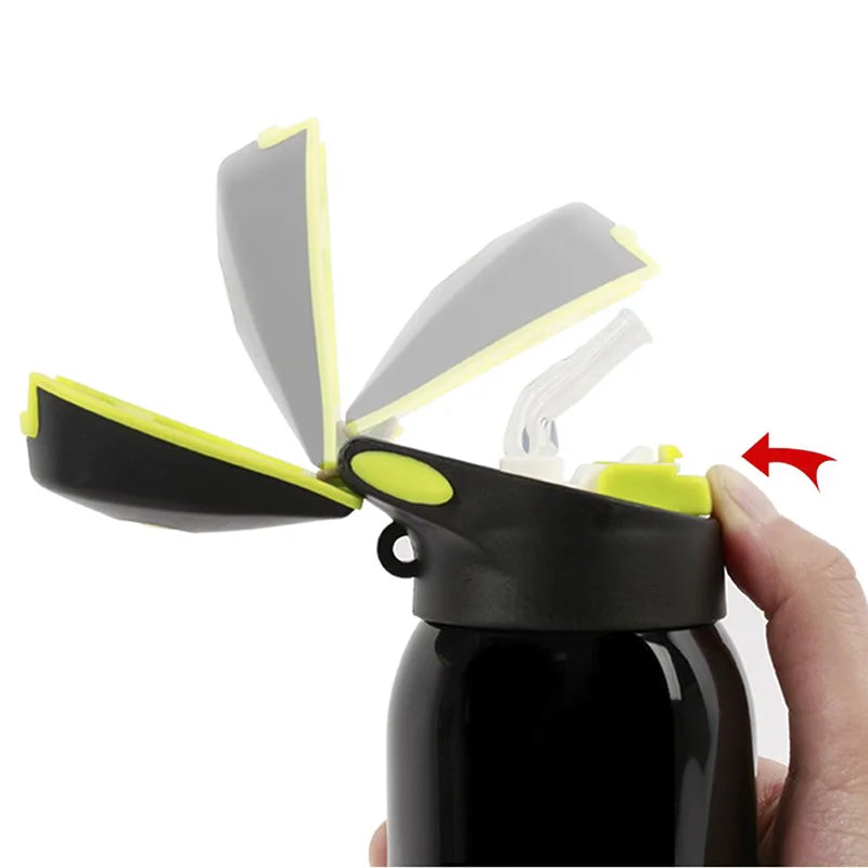 500ml Bike Water Bottle Drink Flask Stainless Steel Cup