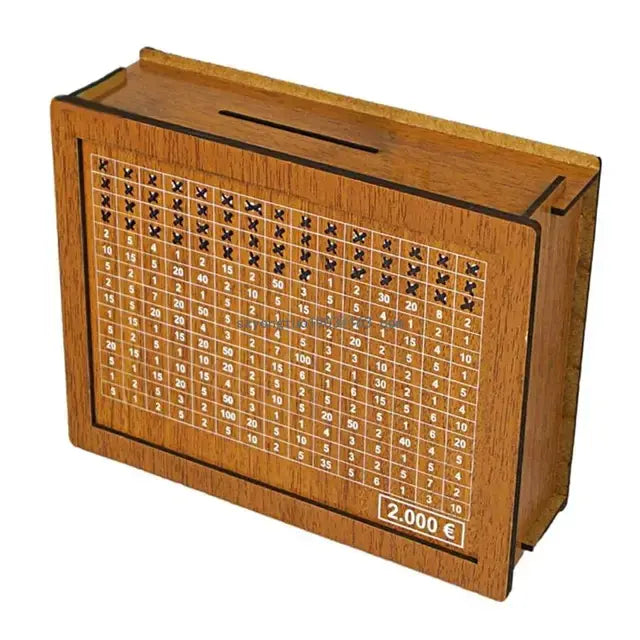 Wooden Piggy Banks Save Money Organization Box