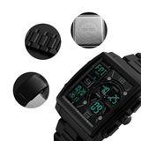 Chronograph Men's Digital Army Military Sport Quartz