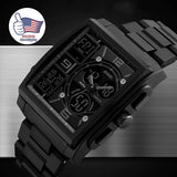 Chronograph Men's Digital Army Military Sport Quartz