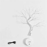 LED Night Light Mini Christmas Tree Copper Wire Garland Lamp