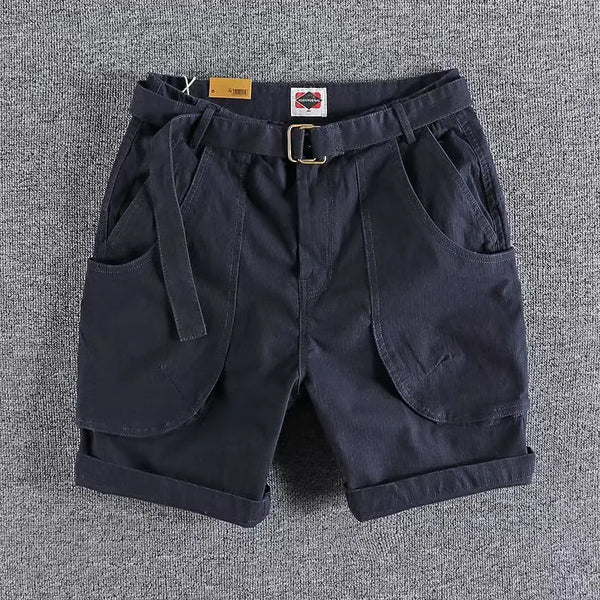 Men's Casual Multi-Pocket Loose Fit Shorts