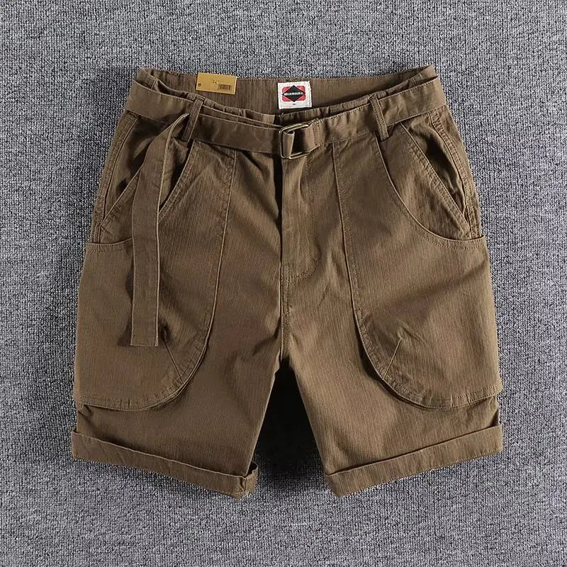 Men's Casual Multi-Pocket Loose Fit Shorts