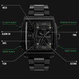 Chronograph Men's Digital Army Military Sport Quartz
