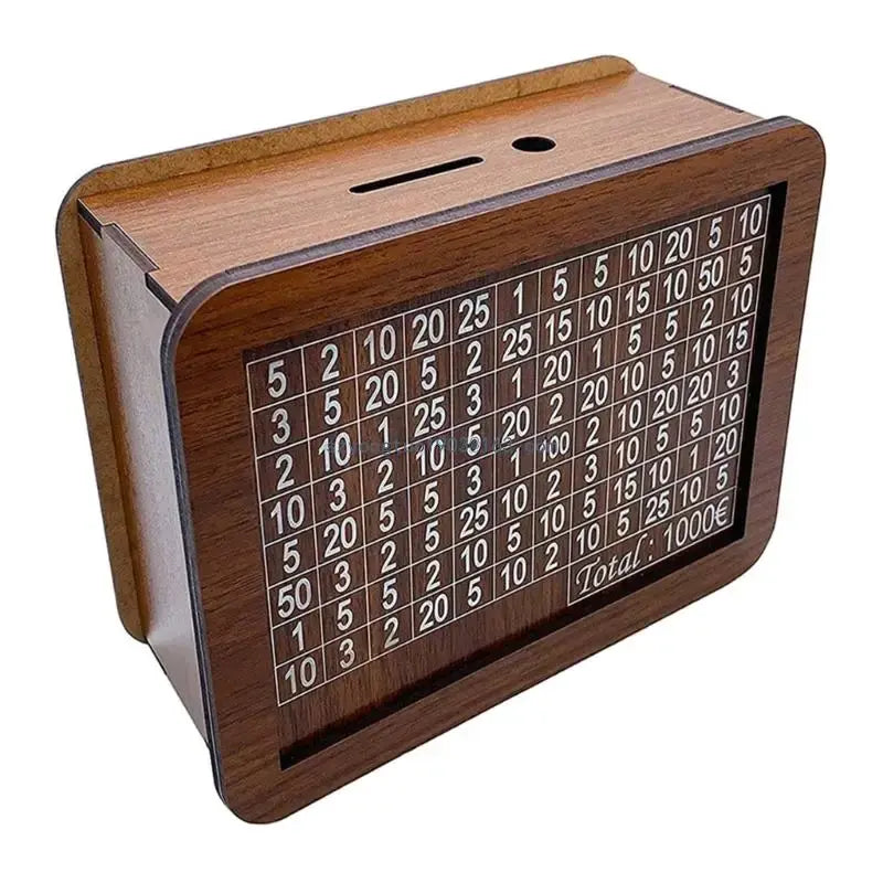 Wooden Piggy Banks Save Money Organization Box