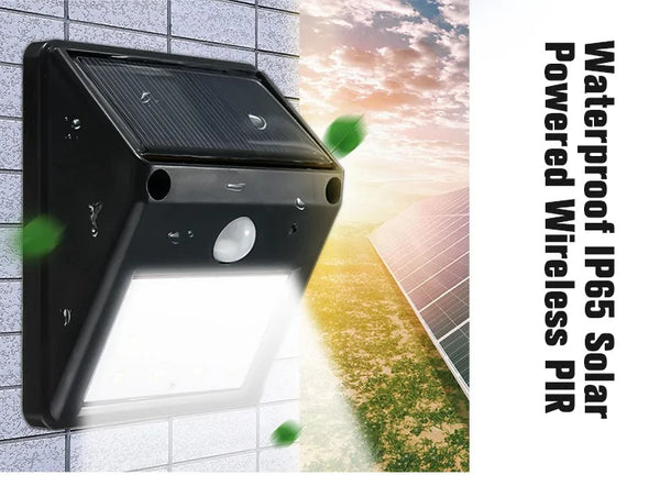 LED Solar Motion Sensor Wall Light