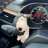 Cute Bowknot Dog Car Wiper Doll