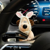 Cute Bowknot Dog Car Wiper Doll